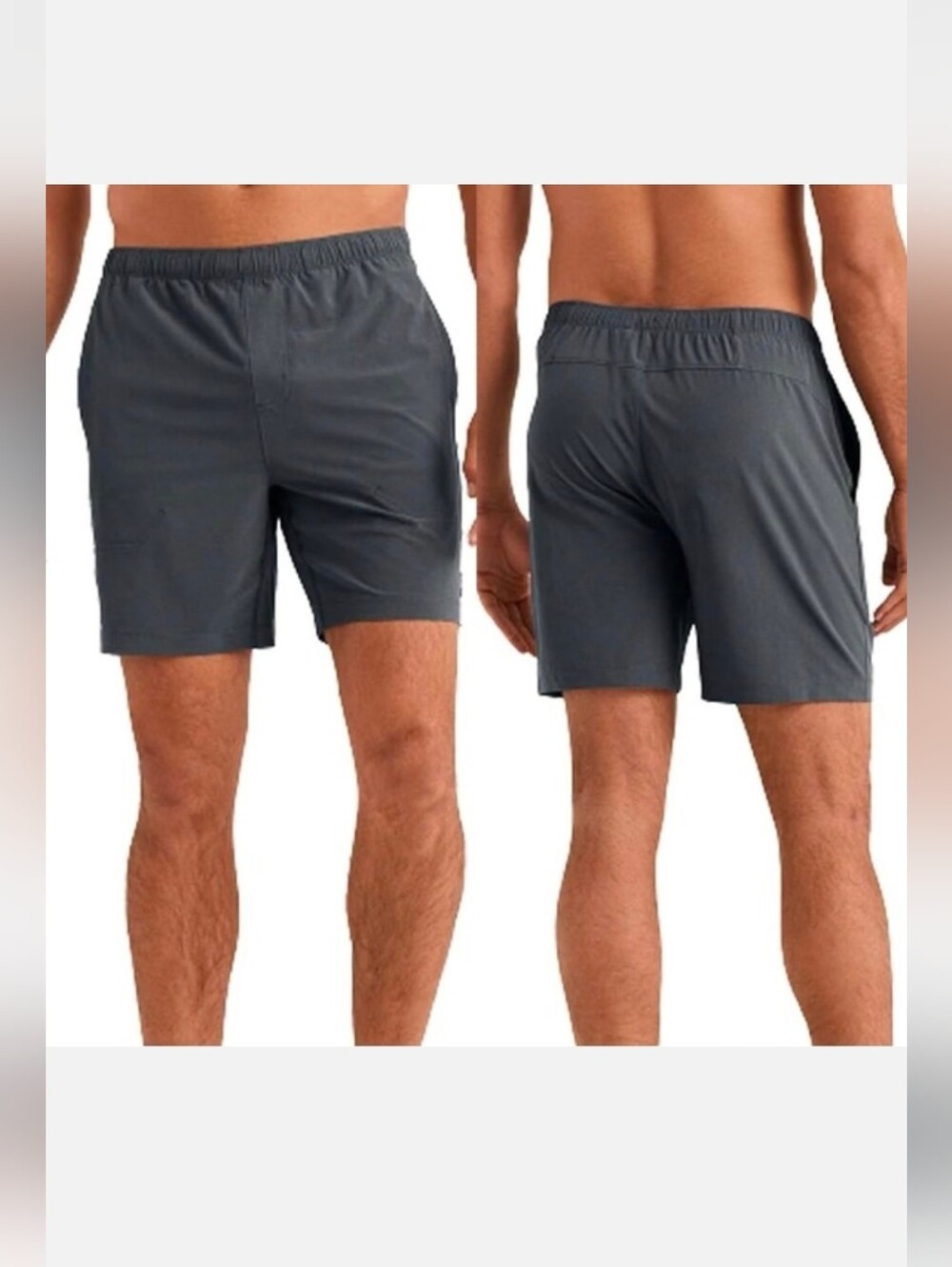 RHONE Men's Athletic Shorts - (65)Charcoal Gray